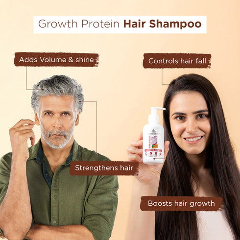 Bella Vita Organic Growth Protein Shampoo 225ml